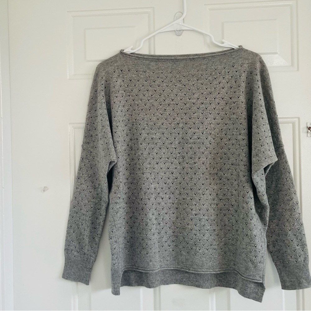 Wool and Cashmere  VINCE Women’s Gray Oversized Sweater/Blouse Size XS